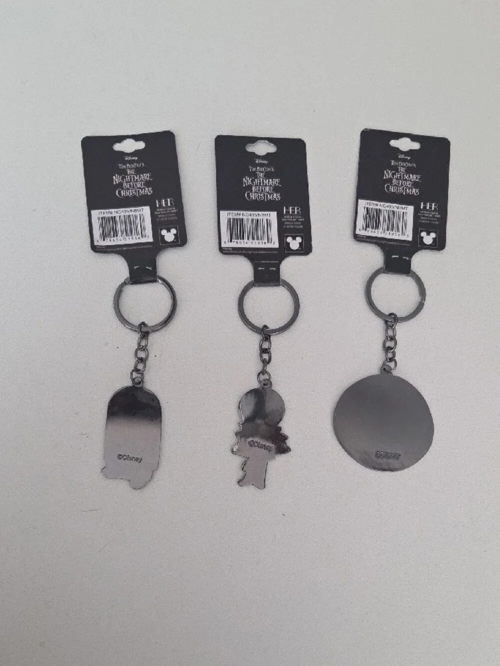 Disney Nightmare Before Christmas Metal Ket Chains